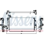 Hladnjak, hlađenje motora NISSENS NIS 60865 IC-C53BE0