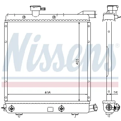 Hladnjak, hlađenje motora NISSENS NIS 60979 IC-364549