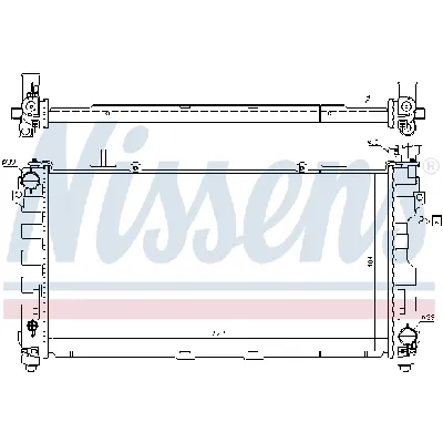 Hladnjak, hlađenje motora NISSENS NIS 61005 IC-9D27D6