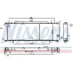 Hladnjak, hlađenje motora NISSENS NIS 61008 IC-A358A7
