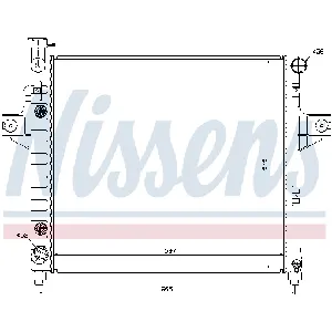 Hladnjak, hlađenje motora NISSENS NIS 61009 IC-A358A8