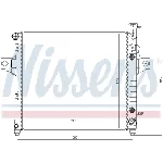 Hladnjak, hlađenje motora NISSENS NIS 61010 IC-A358A9
