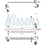 Hladnjak, hlađenje motora NISSENS NIS 61030 IC-D0185F