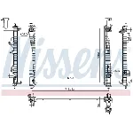 Hladnjak, hlađenje motora NISSENS NIS 61033 IC-D74251