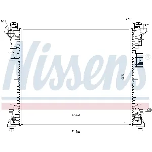 Hladnjak, hlađenje motora NISSENS NIS 61034 IC-DA5A5E
