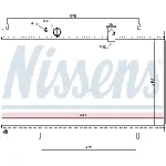 Hladnjak, hlađenje motora NISSENS NIS 61271 IC-A9619B
