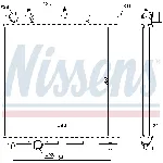 Hladnjak, hlađenje motora NISSENS NIS 61278 IC-9D27DB