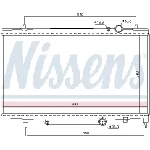 Hladnjak, hlađenje motora NISSENS NIS 61297 IC-472502