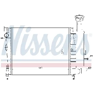Hladnjak, hlađenje motora NISSENS NIS 61354 IC-472523
