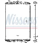 Hladnjak, hlađenje motora NISSENS NIS 614170 IC-AFA95D