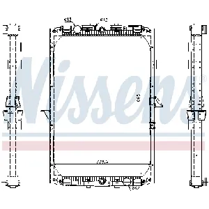 Hladnjak, hlađenje motora NISSENS NIS 61417A IC-A72367
