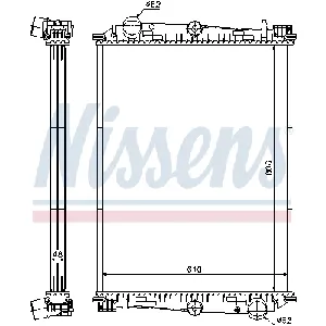 Hladnjak, hlađenje motora NISSENS NIS 614400 IC-B3FB02