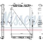 Hladnjak, hlađenje motora NISSENS NIS 61447 IC-B0ED68
