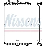 Hladnjak, hlađenje motora NISSENS NIS 614470 IC-CF8ABD