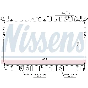 Hladnjak, hlađenje motora NISSENS NIS 61629 IC-A96194