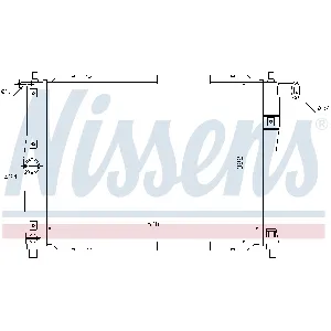 Hladnjak, hlađenje motora NISSENS NIS 61644 IC-A358C0