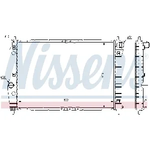 Hladnjak, hlađenje motora NISSENS NIS 61645 IC-A358C1