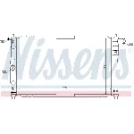 Hladnjak, hlađenje motora NISSENS NIS 61654 IC-472548