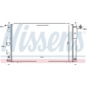 Hladnjak, hlađenje motora NISSENS NIS 61654 IC-472548