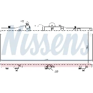 Hladnjak, hlađenje motora NISSENS NIS 61671 IC-472571
