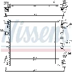 Hladnjak, hlađenje motora NISSENS NIS 61689 IC-D0447C