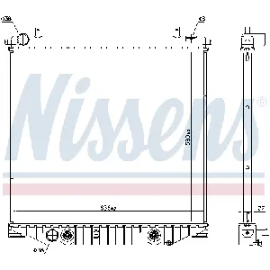 Hladnjak, hlađenje motora NISSENS NIS 616909 IC-DACF0A
