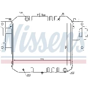 Hladnjak, hlađenje motora NISSENS NIS 61733 IC-A96188