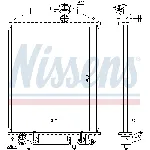 Hladnjak, hlađenje motora NISSENS NIS 61739 IC-A358C6