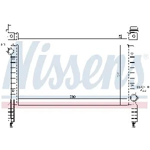 Hladnjak, hlađenje motora NISSENS NIS 61769 IC-A358D0