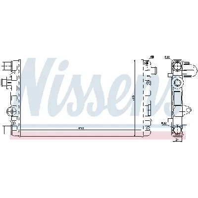 Hladnjak, hlađenje motora NISSENS NIS 61785 IC-9D27F9