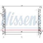Hladnjak, hlađenje motora NISSENS NIS 617862 IC-CF8AAF