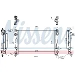 Hladnjak, hlađenje motora NISSENS NIS 617864 IC-D742A0