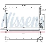 Hladnjak, hlađenje motora NISSENS NIS 617867 IC-E3B28F