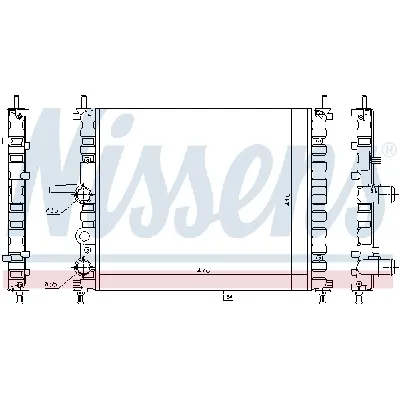 Hladnjak, hlađenje motora NISSENS NIS 617878 IC-D8F171