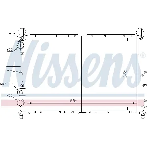 Hladnjak, hlađenje motora NISSENS NIS 61816 IC-472864