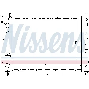 Hladnjak, hlađenje motora NISSENS NIS 61869 IC-472870