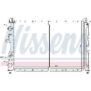 Hladnjak, hlađenje motora NISSENS NIS 61873 IC-A96183