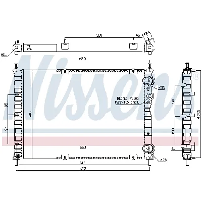 Hladnjak, hlađenje motora NISSENS NIS 61879A IC-9D2800