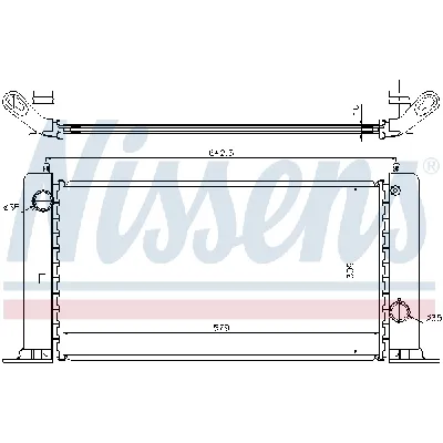Hladnjak, hlađenje motora NISSENS NIS 61883A IC-A358D8