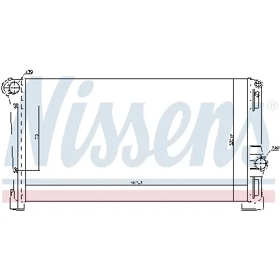 Hladnjak, hlađenje motora NISSENS NIS 61896 IC-A358E1
