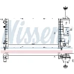 Hladnjak, hlađenje motora NISSENS NIS 61898 IC-A358E3