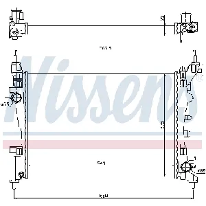 Hladnjak, hlađenje motora NISSENS NIS 61917 IC-A96181
