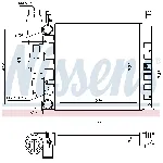 Hladnjak, hlađenje motora NISSENS NIS 61930 IC-472624