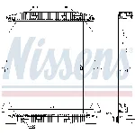 Hladnjak, hlađenje motora NISSENS NIS 61973A IC-A6F425