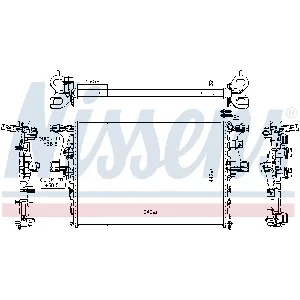 Hladnjak, hlađenje motora NISSENS NIS 61988 IC-DED98E