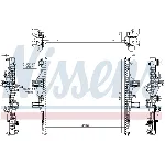Hladnjak, hlađenje motora NISSENS NIS 61989 IC-E10DA7