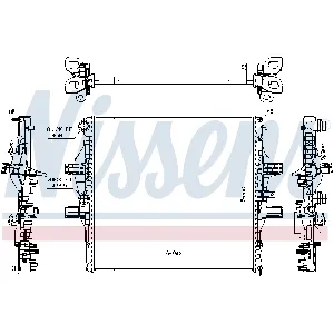 Hladnjak, hlađenje motora NISSENS NIS 61989 IC-E10DA7