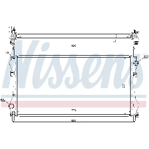 Hladnjak, hlađenje motora NISSENS NIS 62043A IC-472678
