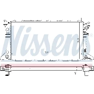 Hladnjak, hlađenje motora NISSENS NIS 62048 IC-472682