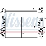 Hladnjak, hlađenje motora NISSENS NIS 62163 IC-364594
